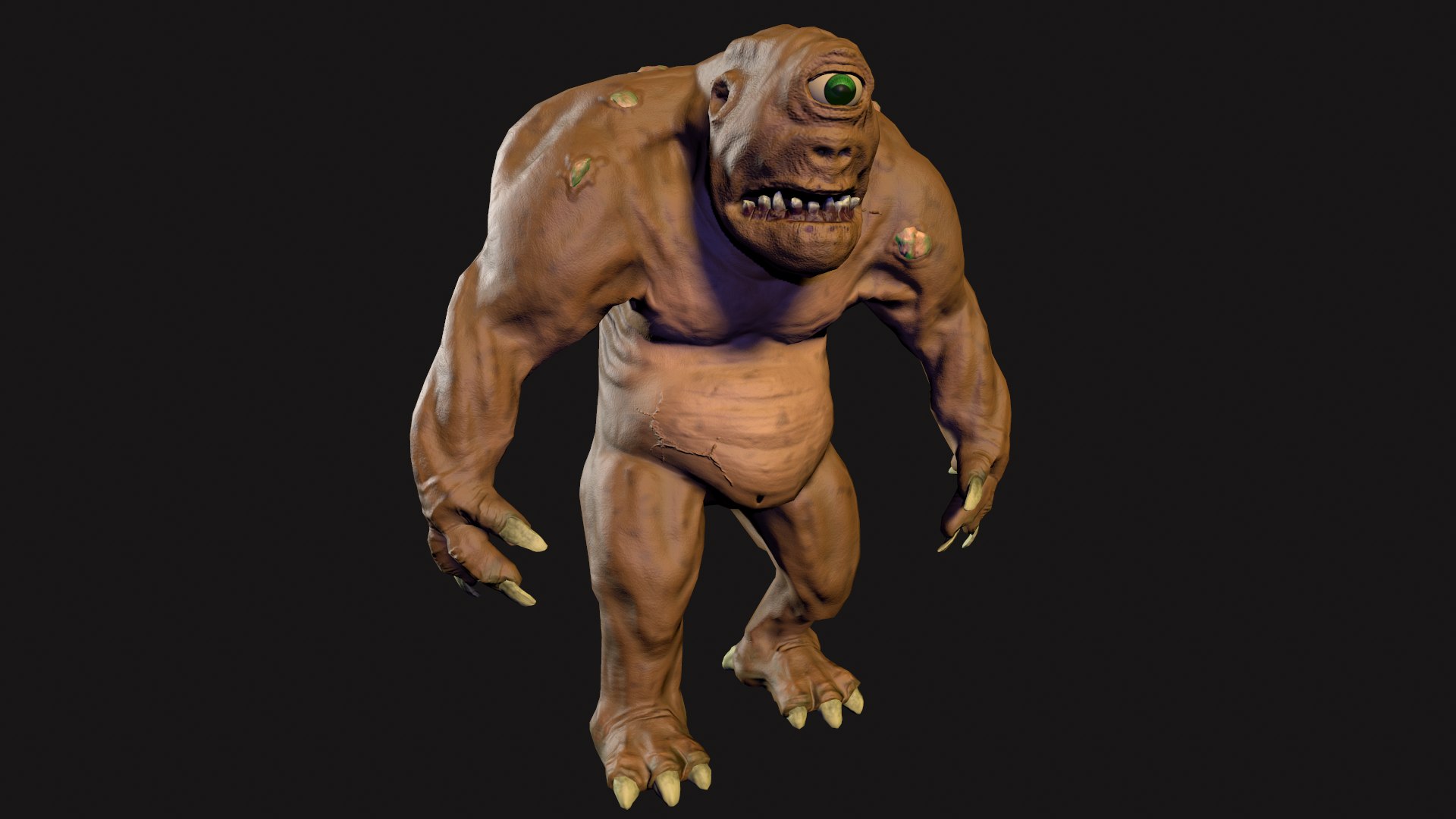 3D Model Cyclops Creature - TurboSquid 1644884