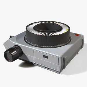Kodak Ektagraphic slide projector 3D model