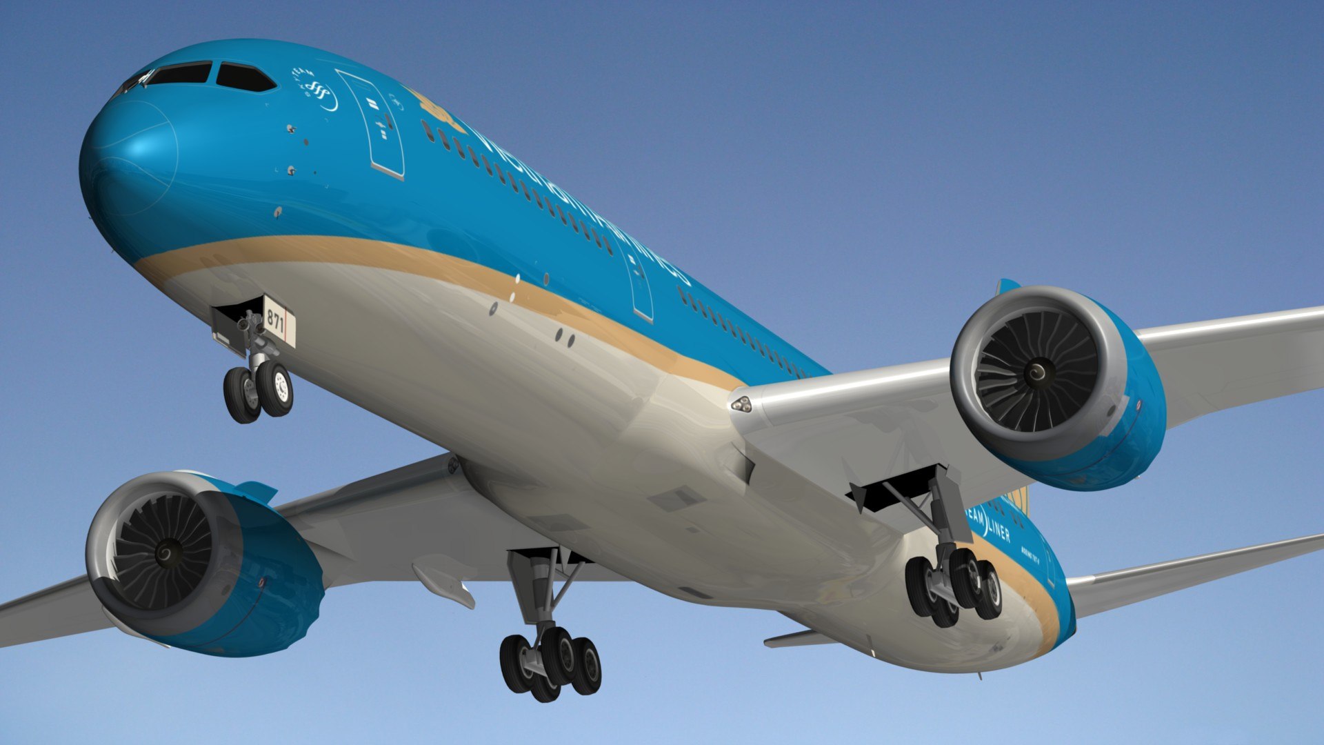 3D Boeing 787 Vietnam Model - TurboSquid 1677606