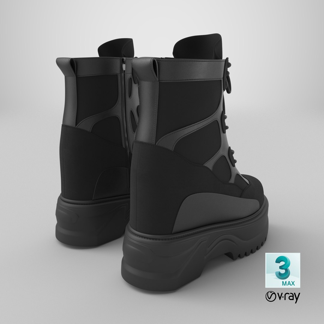 3D High-Top Lace-Up Boots with Thick Sole Black model https://p.turbosquid.com/ts-thumb/aU/NwPX5g/NG/stemcell_max_vray_render/png/1762799784/1920x1080/fit_q87/9b5650938c696530e59db8f9b7966b2c989f151e/stemcell_max_vray_render.jpg