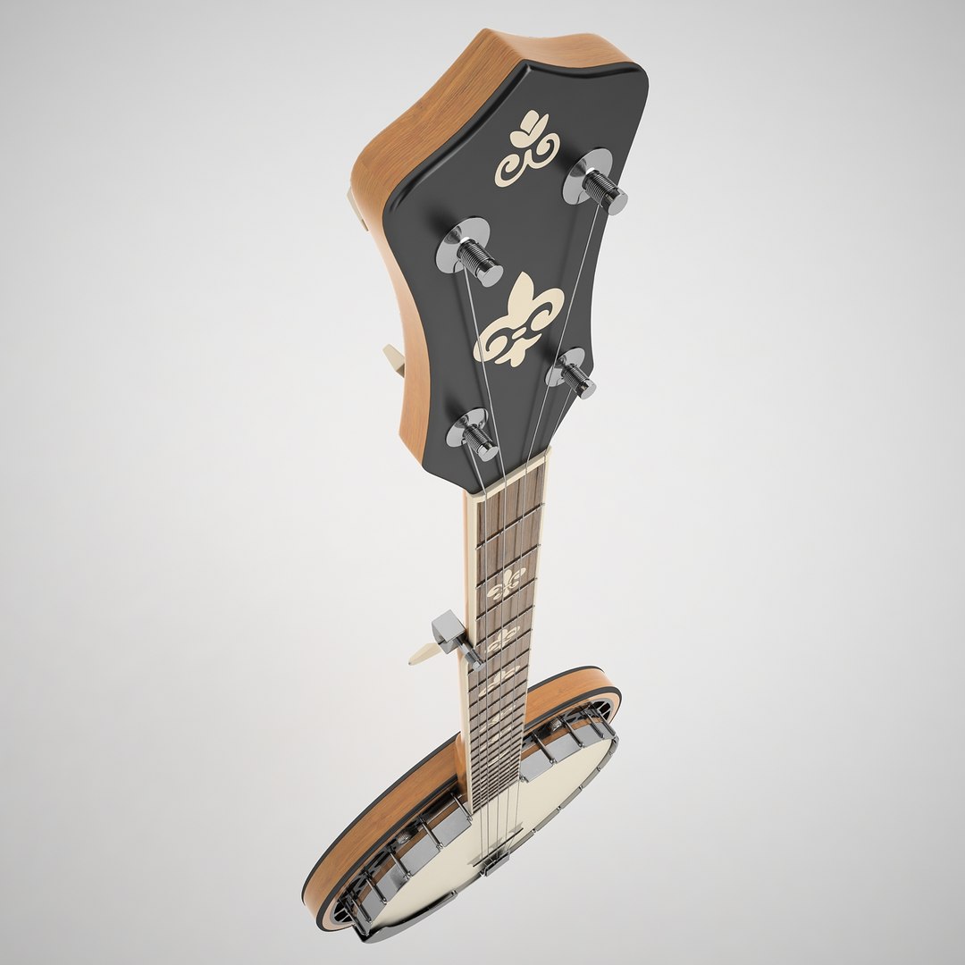 3d model banjo