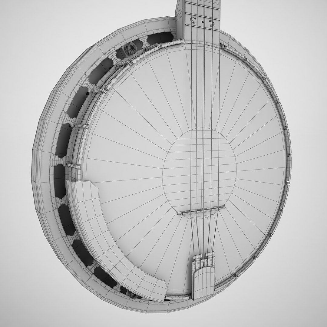 3d model banjo