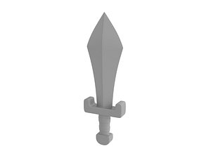 sword stl 3D