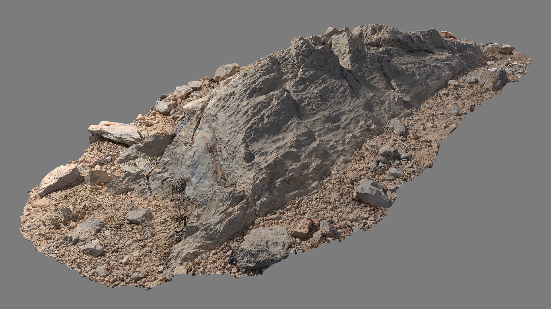 Assembly Ground Rock 1 3D model - TurboSquid 2000456