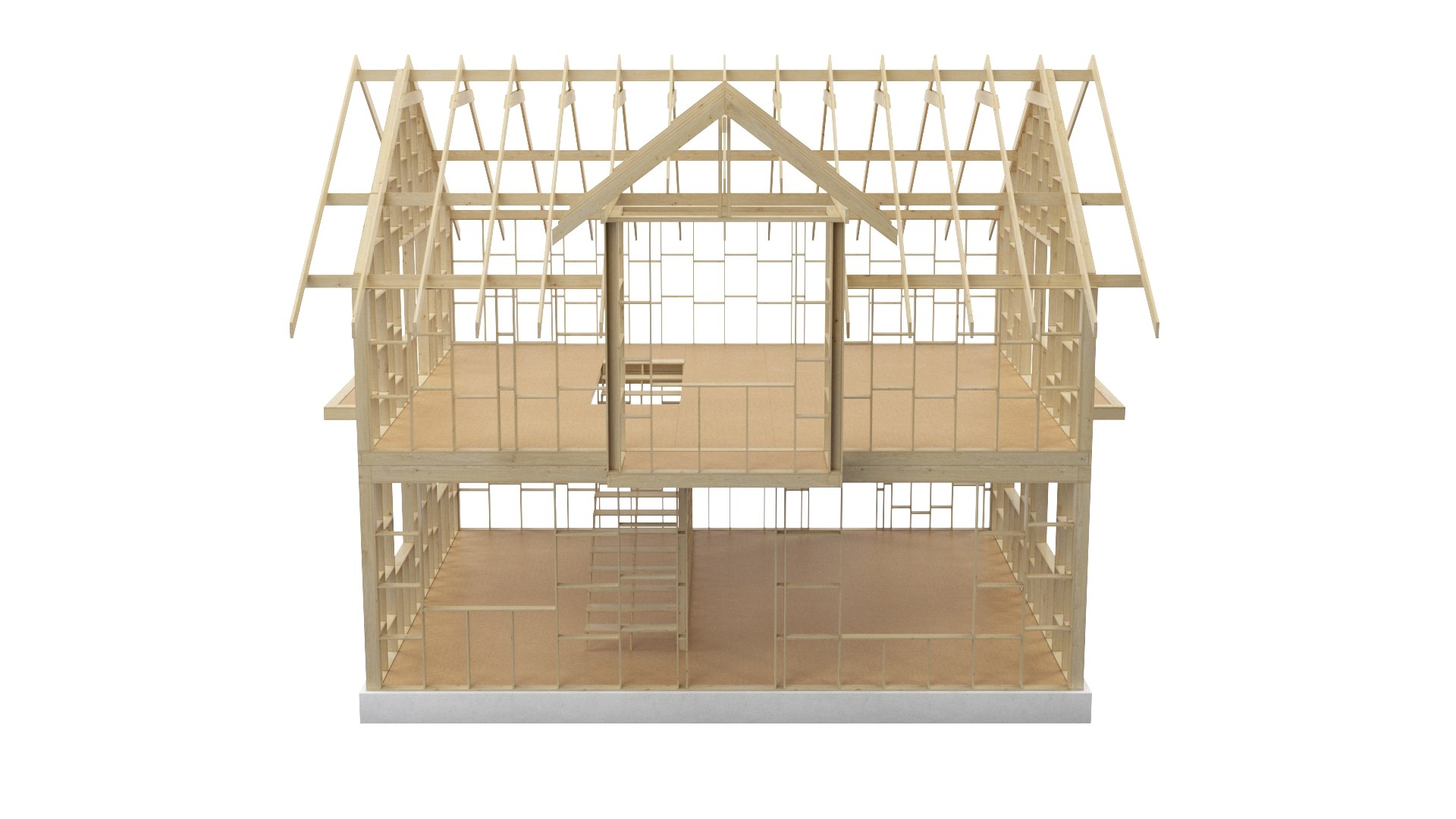 3D House Construction Model - TurboSquid 1829957