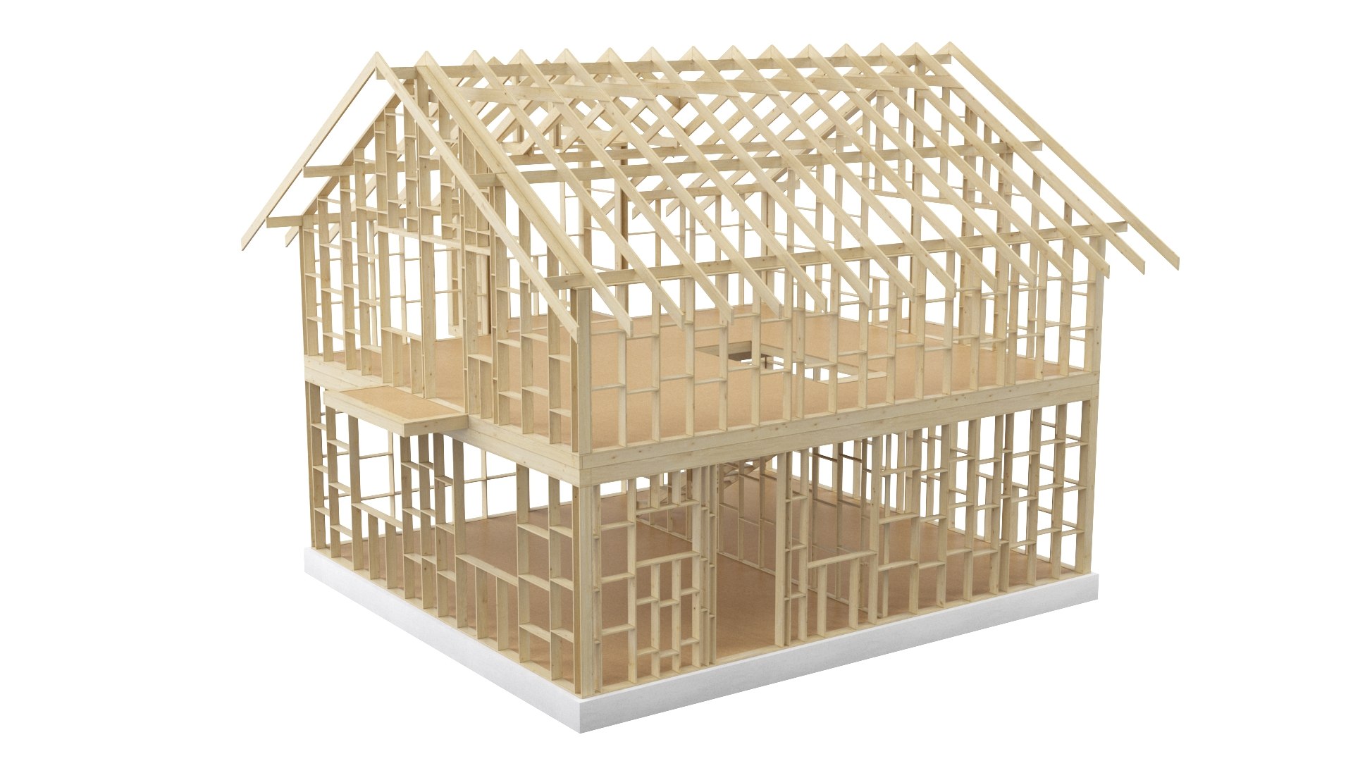 3D House Construction Model - TurboSquid 1829957