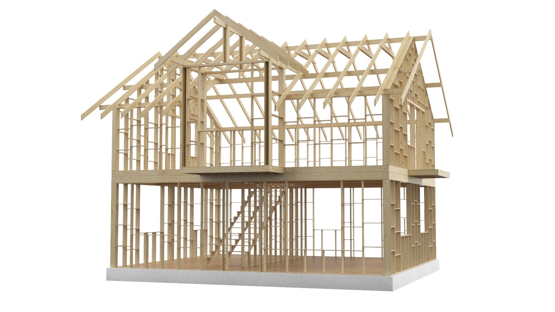 3D House Construction Model - TurboSquid 1829957