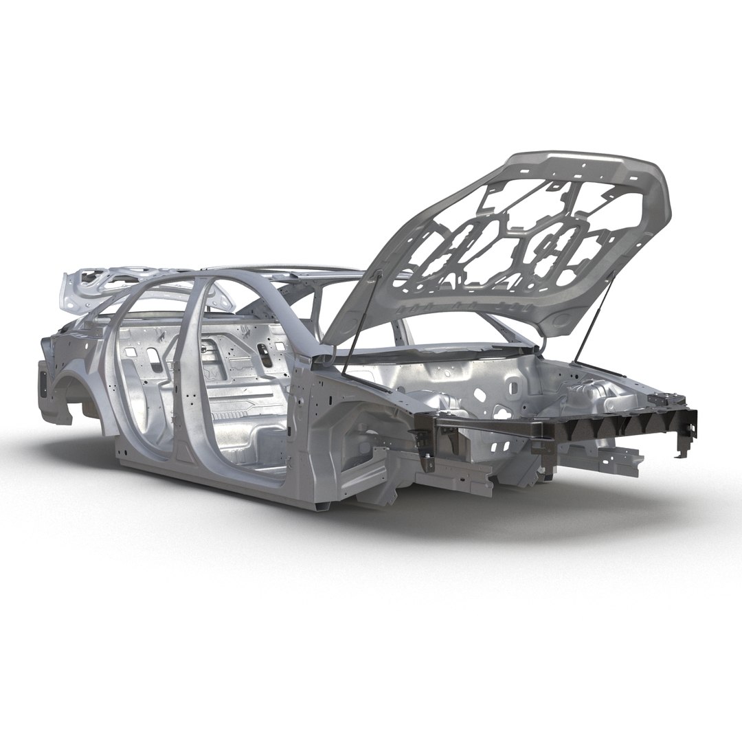 Car Frame 5 Rigged 3D Model 3D model preview