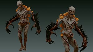 3D Mutant Monster Creature model