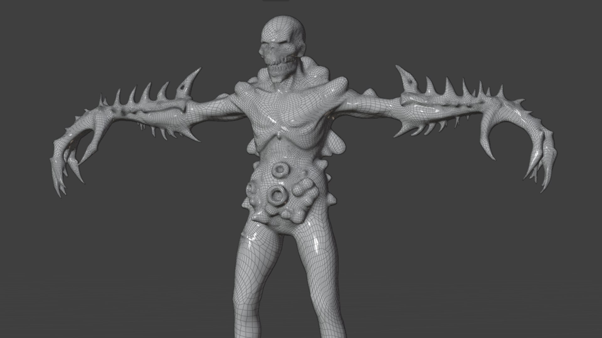 3D Mutant Monster Creature Model - TurboSquid 2553986