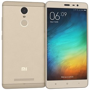 xiaomi redmi note 3 3d model