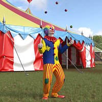 Clown with Balls Fur
