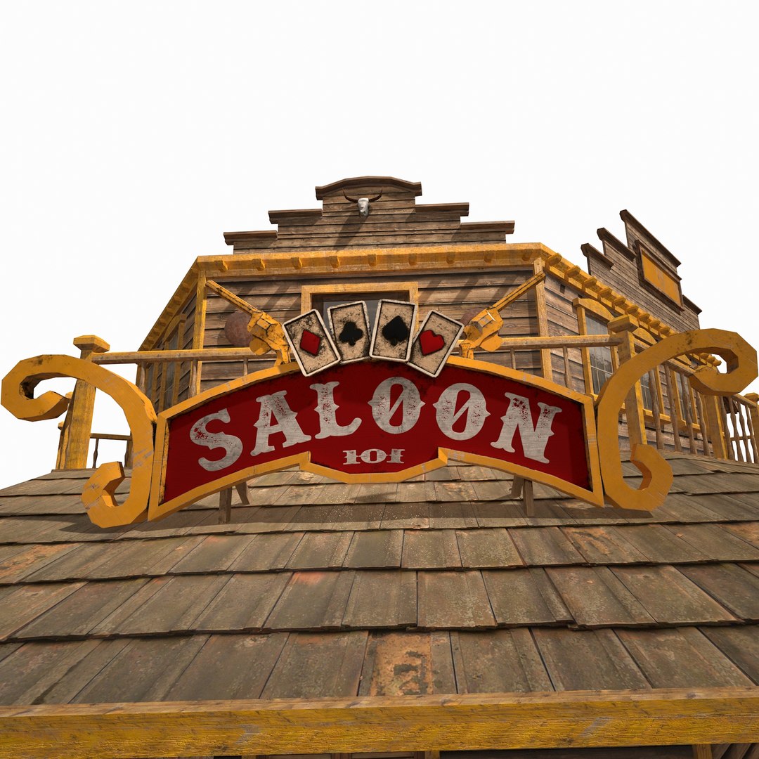 Old wild west saloon 3D model - TurboSquid 1216018