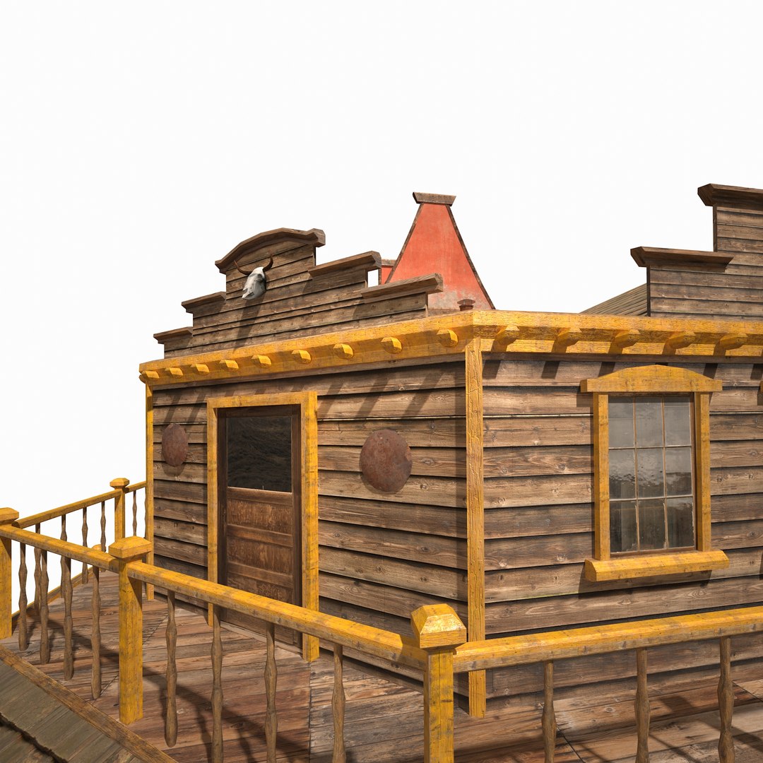 Old wild west saloon 3D model - TurboSquid 1216018