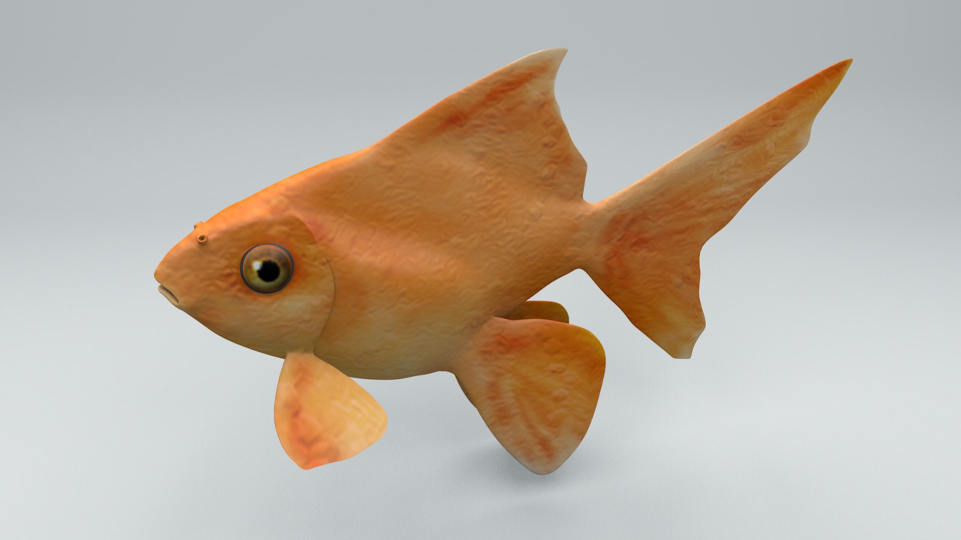 Golden Fish 3D Model - TurboSquid 1321615