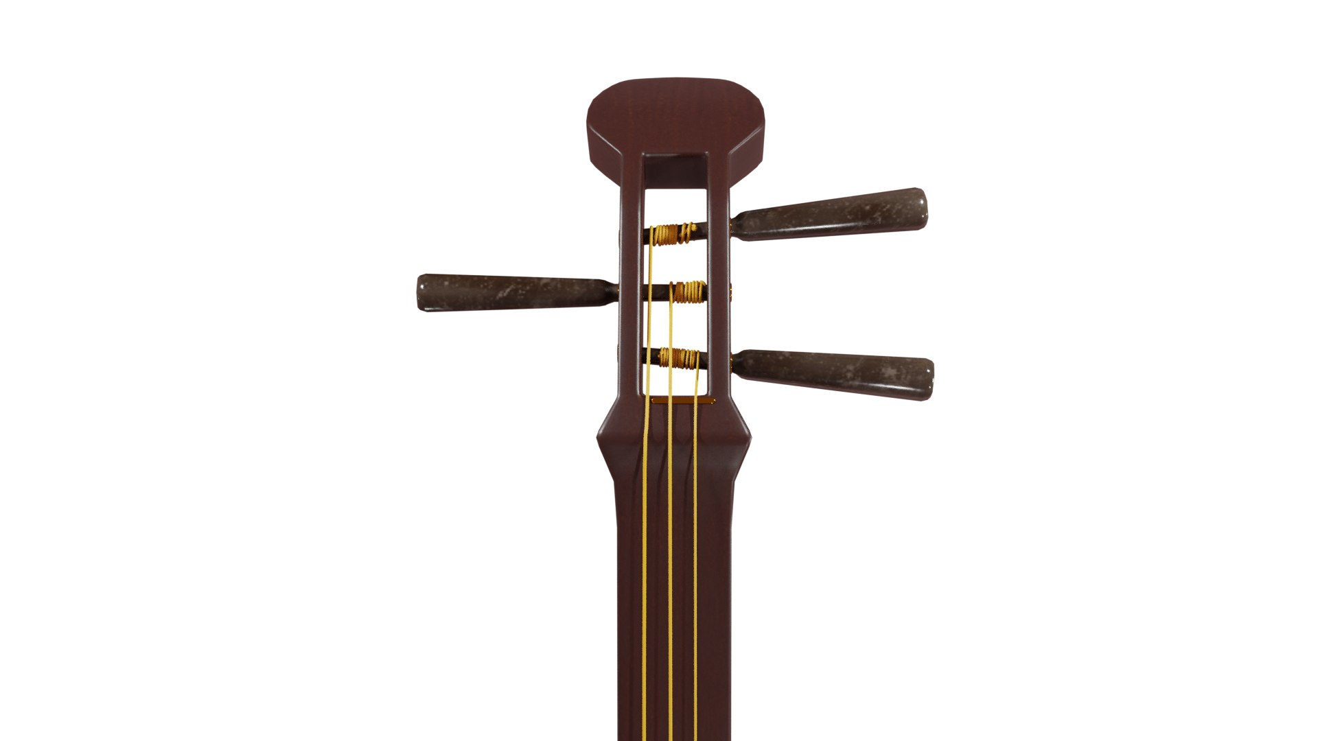 3D Shamisen Japanese Traditional Guitar Model - TurboSquid 1883616