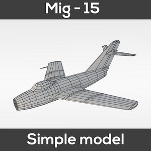 mig-15 simple - obj