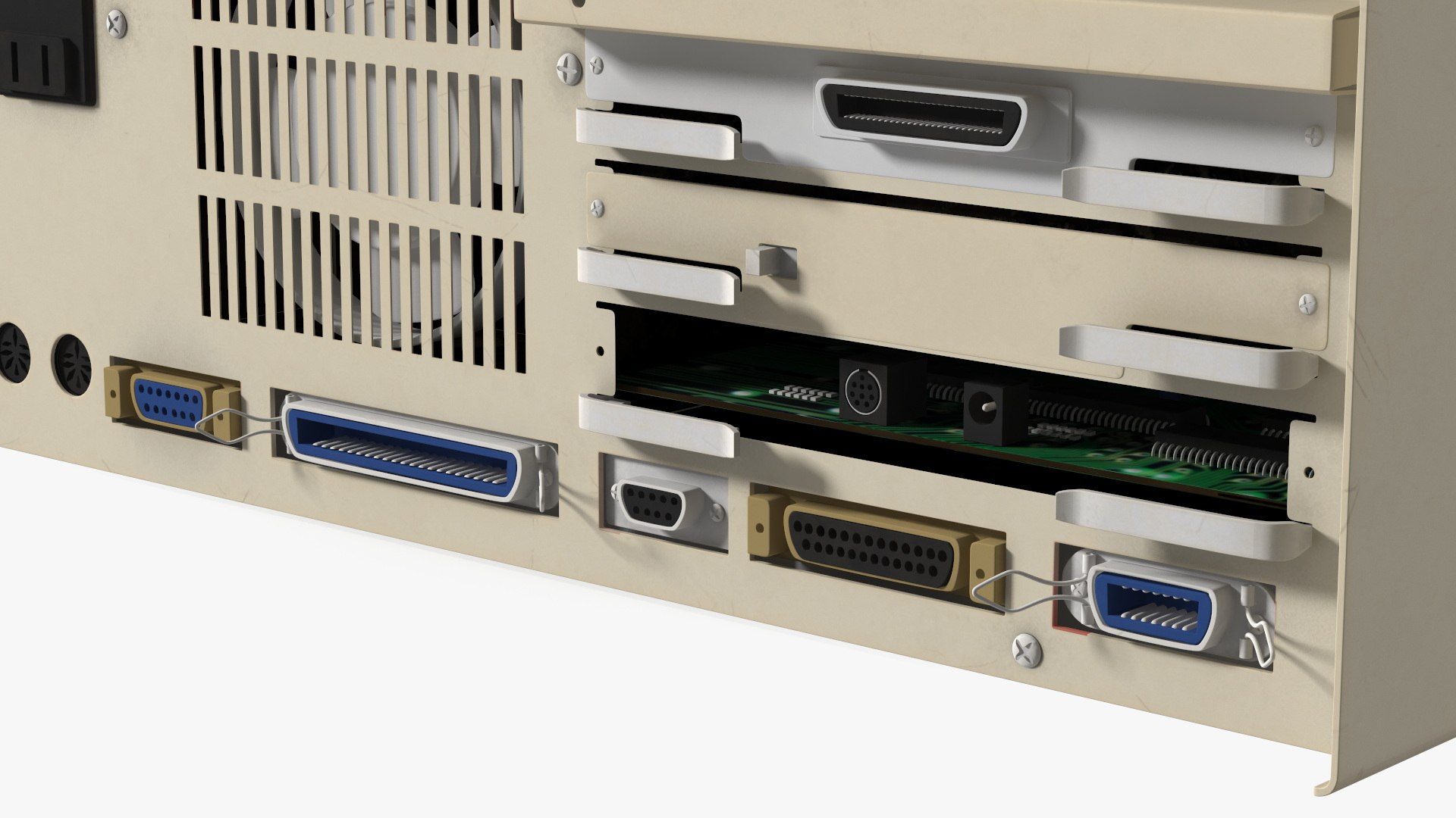 Vintage Computer Workstation Terminal 3D model TurboSquid 2071690