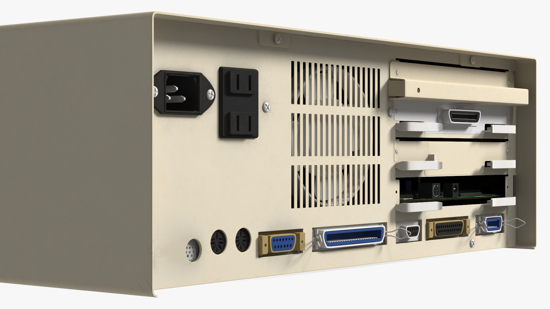 Vintage Computer Workstation Terminal 3D model TurboSquid 2071690