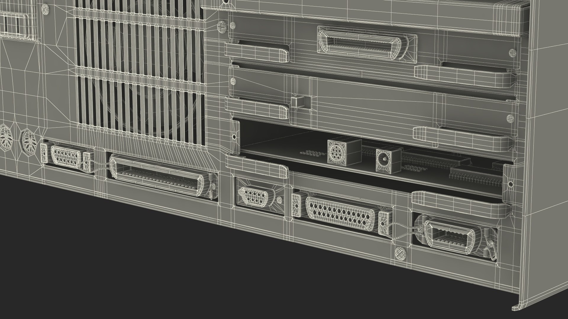 Vintage Computer Workstation Terminal 3D model TurboSquid 2071690