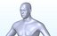 3D male human dummy
