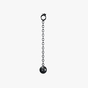 Medieval Throne Handcuff with stone