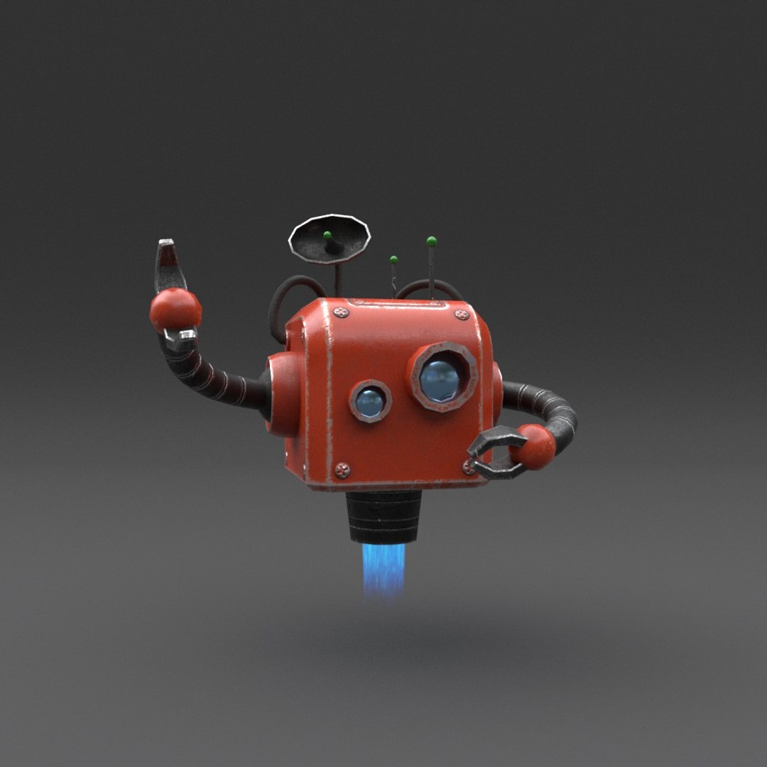 3D Robot Blender Rigged - TurboSquid 1288389