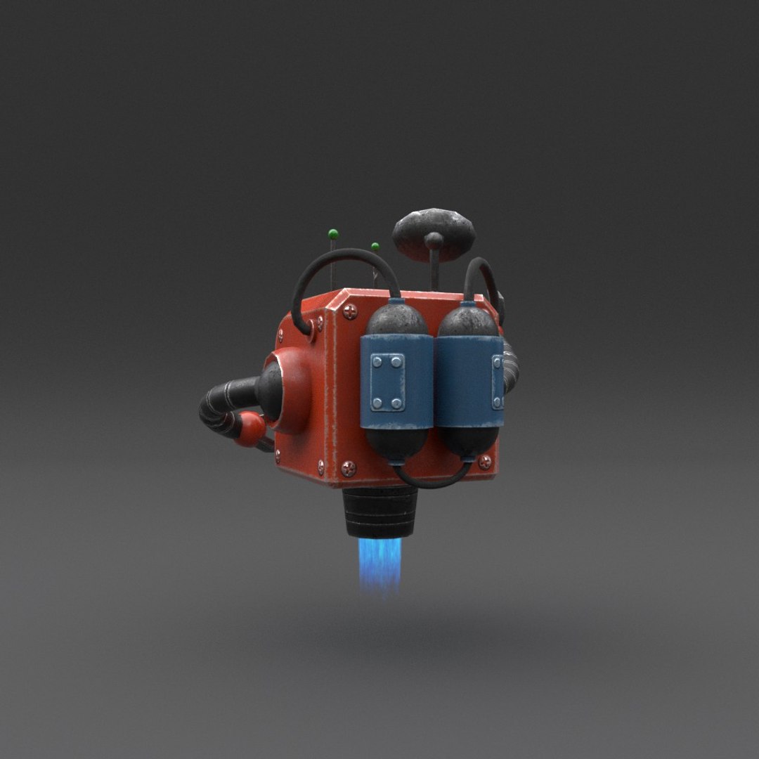 3D Robot Blender Rigged - TurboSquid 1288389