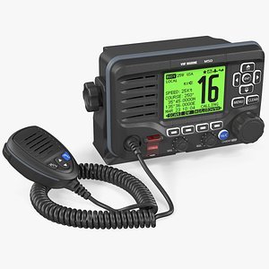 Marine VHF Radio Transceiver with Microphone