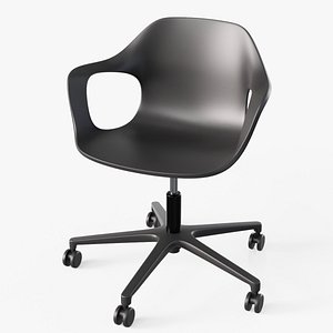 Hal Studio Armchair Black - Modern PBR Office Chair