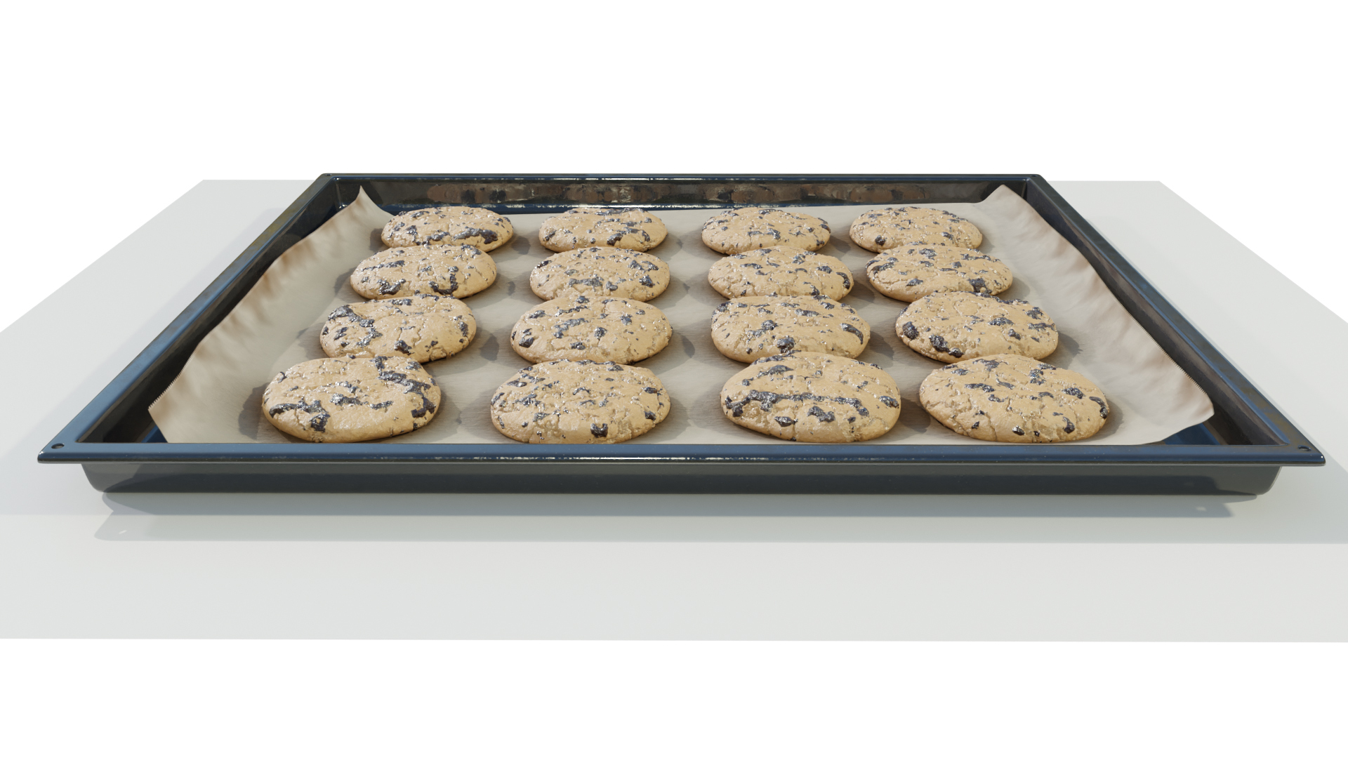 Tray With Cookies 3D Model - TurboSquid 2044168
