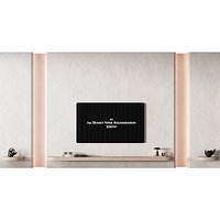 565 tv wall kit 17 minimal living room zone curved shelves CORONA 2021