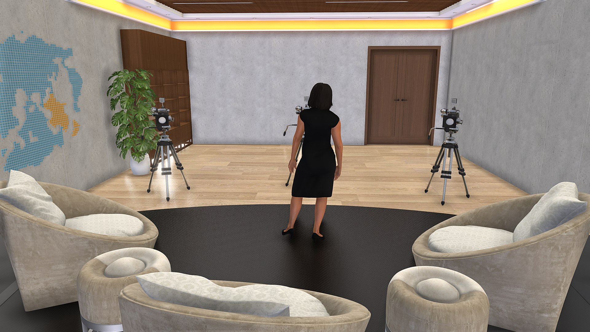 3D Model Jennifer Hudson Talk Show RIG - TurboSquid 2179627