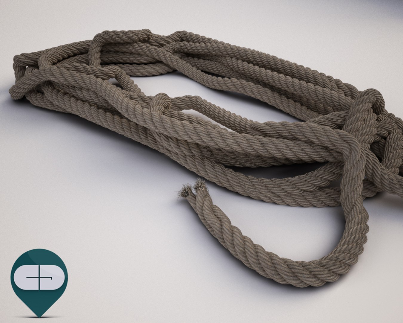3d Model Rope Industrial
