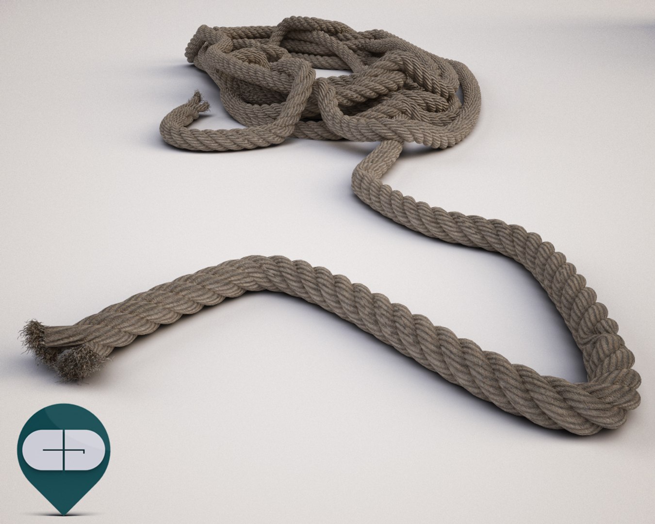 3d Model Rope Industrial