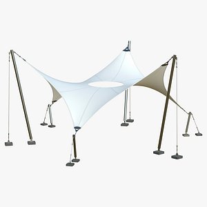 3D Tensile Structures model