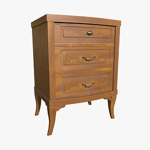 Mughetto bedside table 3D