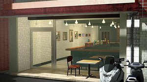3D Small Pub model