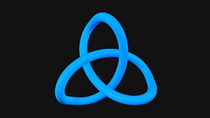 Trefoil Knot B 3D model