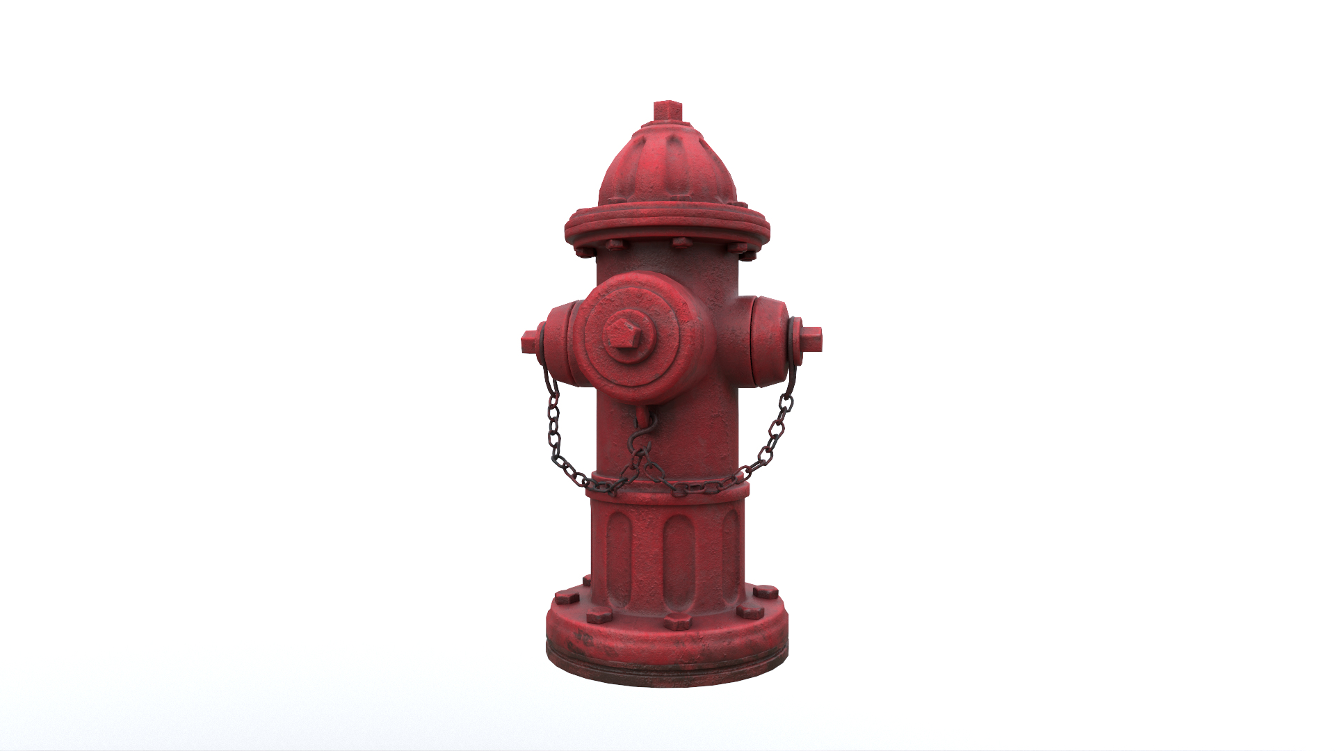 3D Fire Hydrant with chain - TurboSquid 2087631