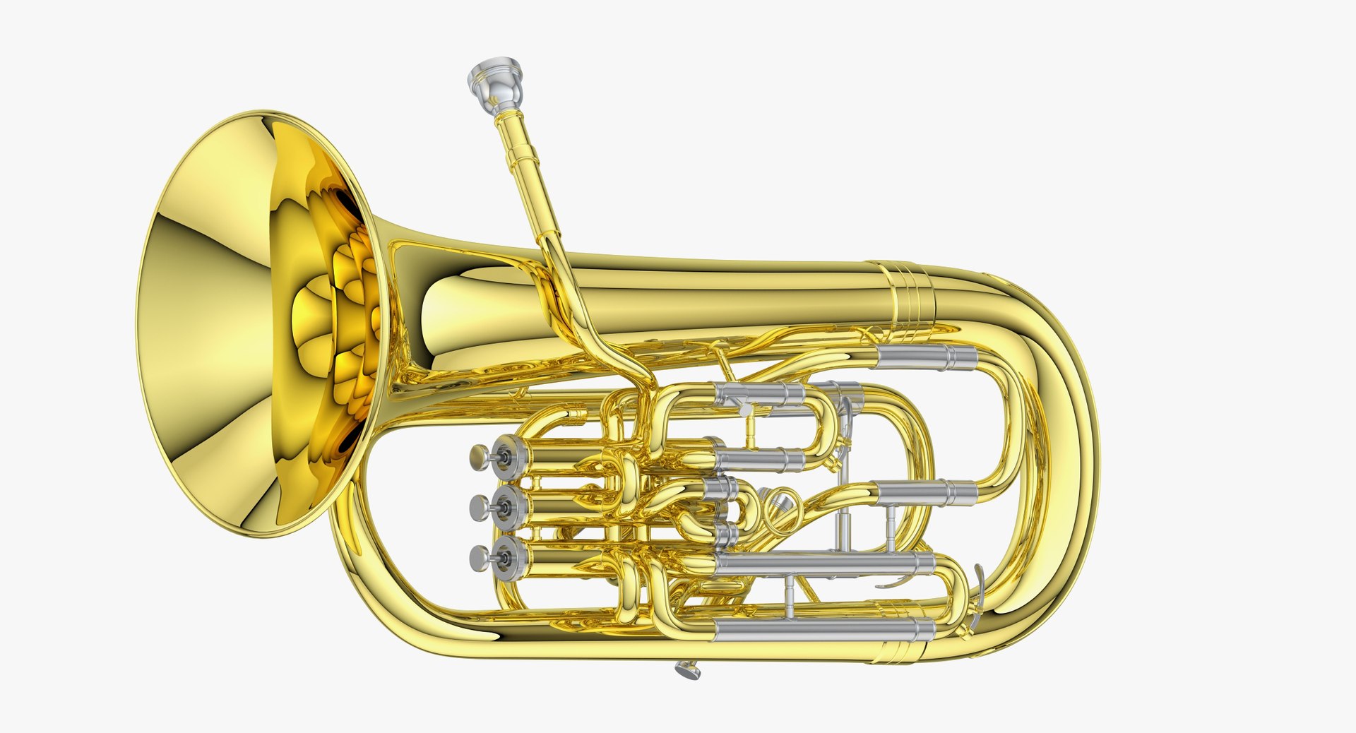Euphonium 3D Model TurboSquid 1321334
