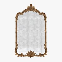 Hickory White Lilian August Hyde Mirror LA81343-01