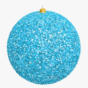 3D Christmas tree ball model