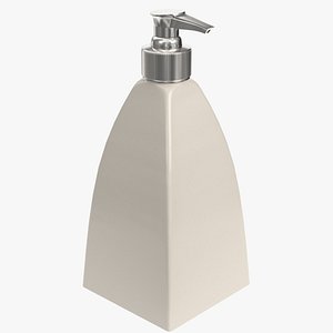 Porcelain soap dispenser 3D model