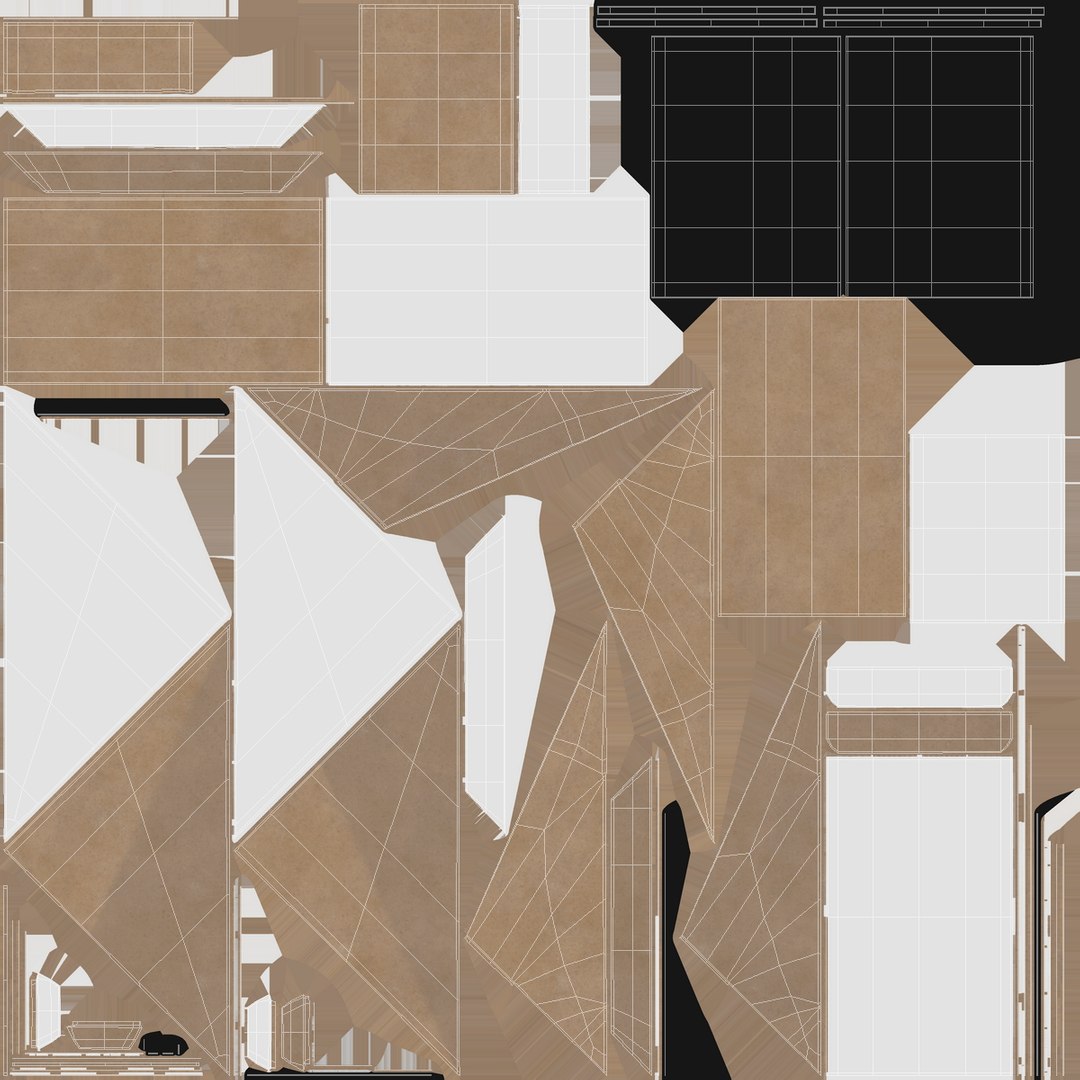 3D Paperboard Medium Sandwich Box TurboSquid 2018113