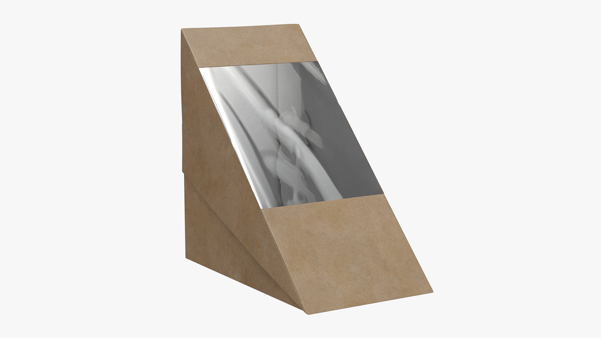 Paperboard Medium Sandwich Box 3D model preview