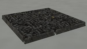 Rock and Wall Maze model