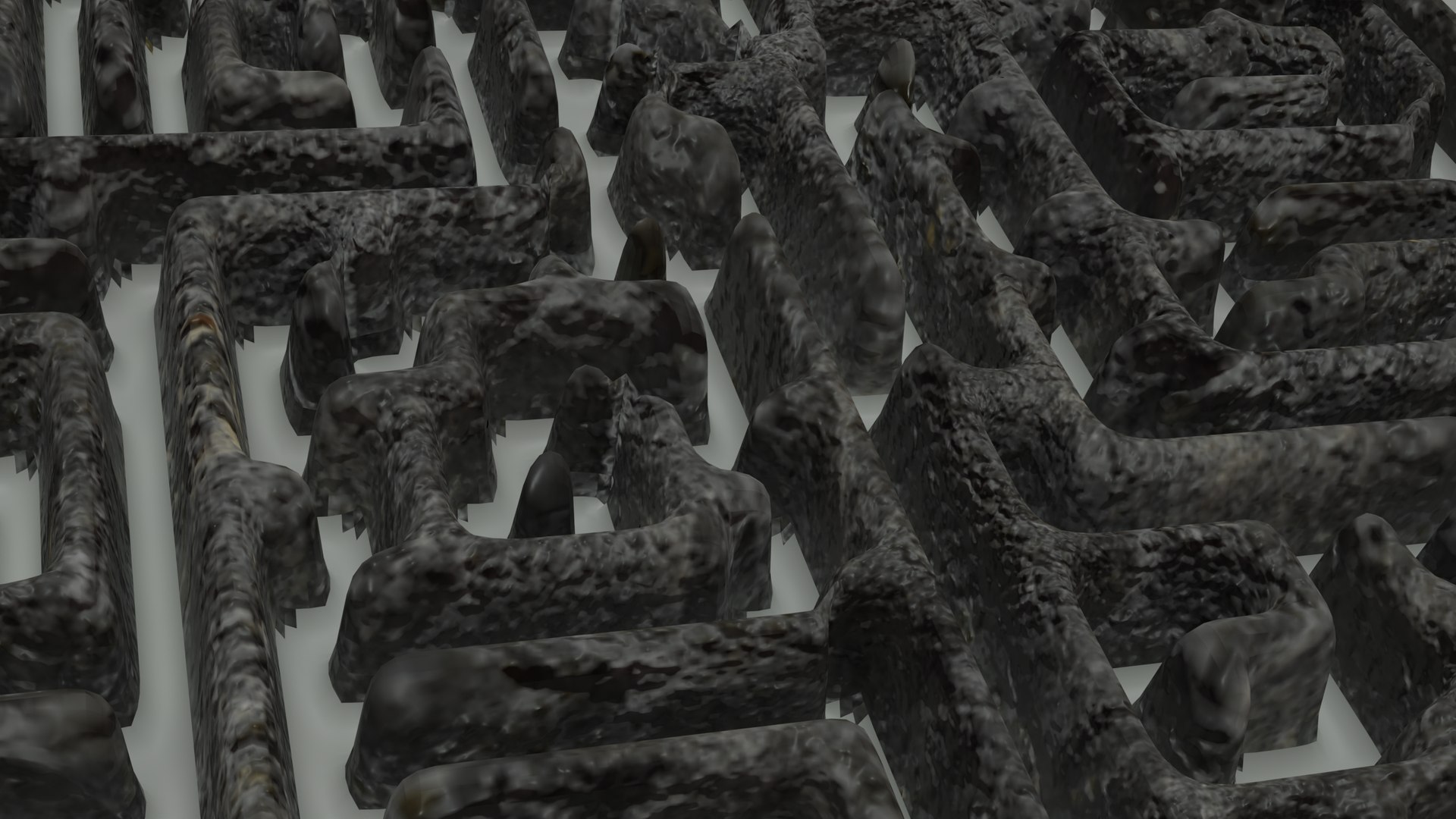 Rock And Wall Maze Model - TurboSquid 1970062