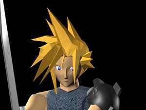 Cloud Strife Model.max