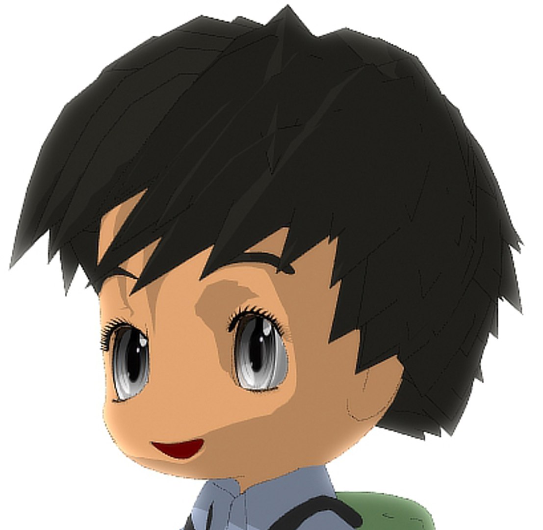3d Model Male Chibi Version 2